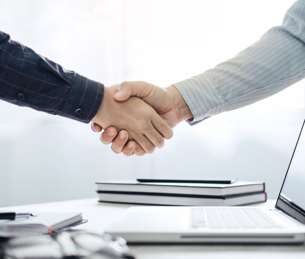 handshake between client and service provider